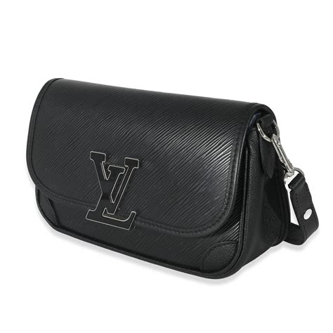 LOUIS VUITTON Epi Buci Crossbody Black 